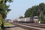 NS 8441 leads train 158 northbound